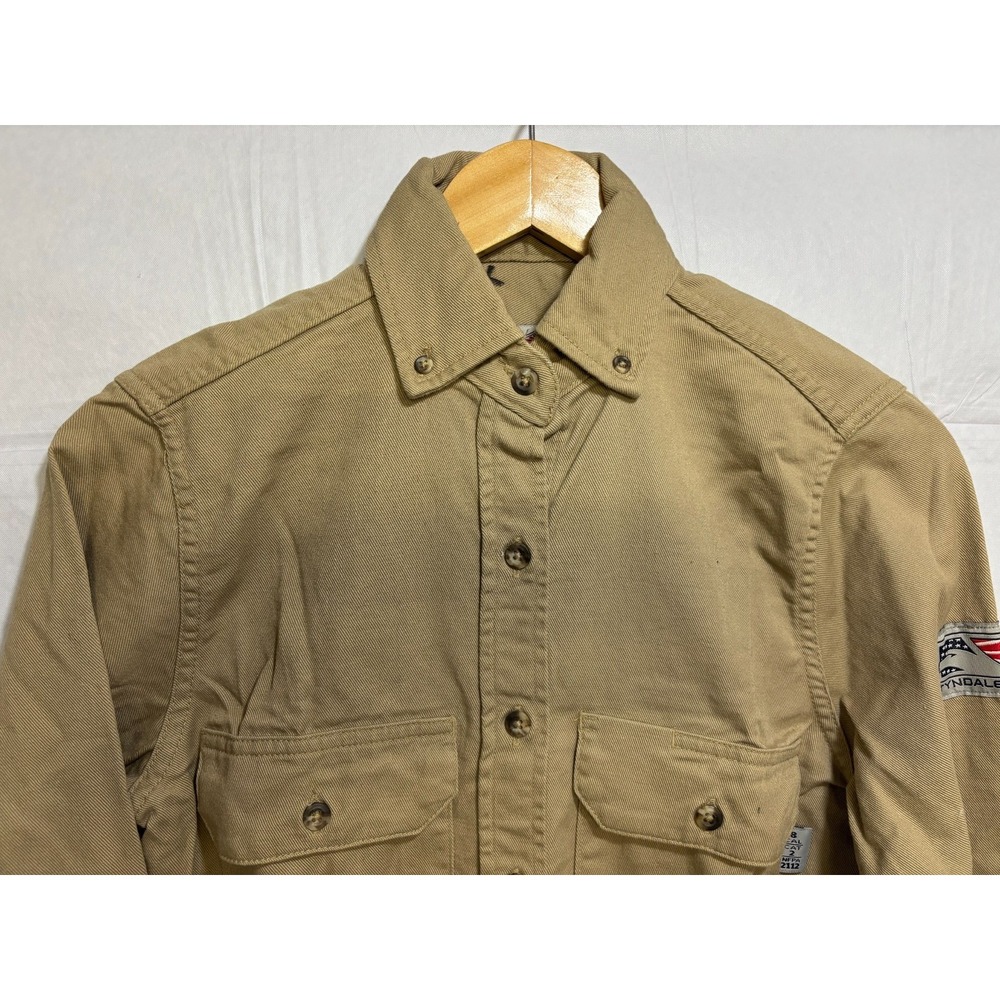 Tyndale Shirt Button Down Men's Beige Insect Repellent Work Wear XS New with Tag